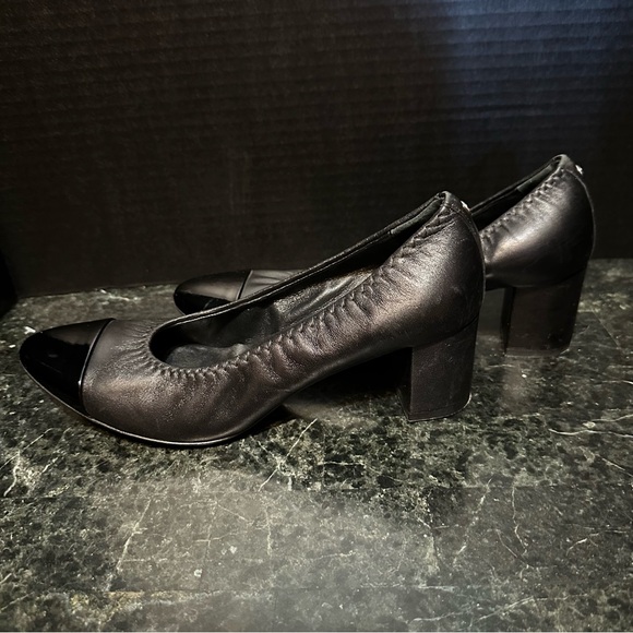 AGL Classic Cap Toe Leather Pump Heel Made In Italy $300+ Atilio Gusti Leombruni - Picture 7 of 10